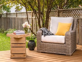 Create a relaxing backyard without breaking the bank.