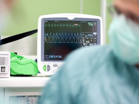 Files: Cardiogram monitor in surgery