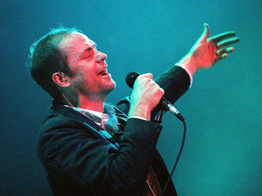 Gord Downie and The Tragically HIp, perform to a sold-out crowd at the Corel Centre in 1999.