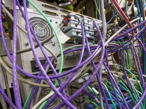 Inside Shared Services Canada's data centre in Ottawa.