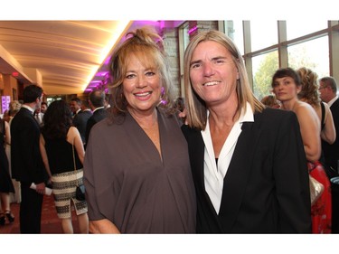 Attendees of the Loft Gala included Joan Weinman, left, and her partner Rosemarie Leclair, chair and CEO of the Ontario Energy Board, at the Hilton Lac Leamy on Saturday, April 30, 2016.