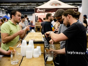 Beers from craft brewers such as Hopfenstark, located in the Lanaudière region of Quebec, and Beau's of nearby Vankleek Hill are on offer next week at one of the most prestigious beer festivals in the world, the Mondial de la bière. Beau's has won medals from past editions of the annual event. Credit: Mondial de la bière