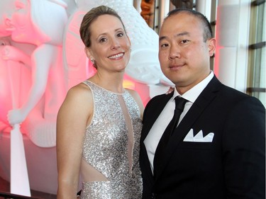 Brockville orthopedic surgeon Dr. Paul Shim with his wife, Anna Shim, at the 50th Anniversary Orthopaedic Gala held at the Canadian Museum of History on Friday, May 13, 2016.