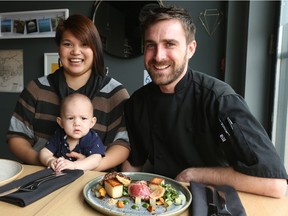 Caroline Ngo, Kai Benes and Keven Benes  of Carben Food + drink in Hintonburg