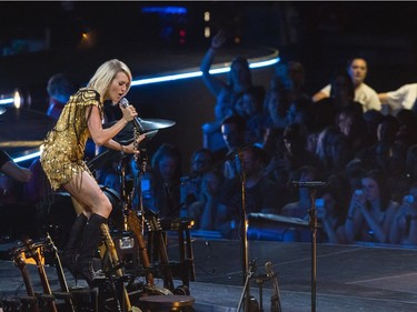 Carrie Underwood performs during The Storyteller Tour – Stories in the Round, at Canadian Tire Centre,  in Ottawa on May 27, 2016.