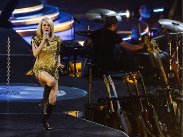 Carrie Underwood performs during The Storyteller Tour – Stories in the Round, at Canadian Tire Centre,  in Ottawa on May 27, 2016.