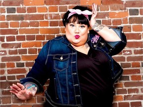 Comedian Candy Palmater performs at The Elizabeth Fry Society 65th anniversary gala.