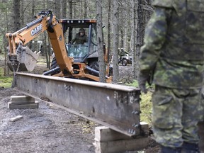 The Canadian military wants to replace its heavy construction equipment such as the equipment being used in this photo from Exercise Nihlo Sapper 15. A request for proposals is to be released next year with a contract awarded in 2019. Photo: WO Jerry Kean, 5 Canadian Division HQ Public Affairs