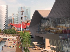 Devcore proposal for Lebreton reimagined included The Blue Planet Pavilion, home to a Ripley's Aquarium