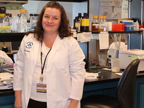 Cancer researcher Dr. Christina Addison is investigating what effect prostate cancer has on bones, as well as looking at biomarkers of prostate cancer response to treament.