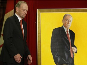 Former prime minister Jean Chrétien unveiled his official portrait in the Centre Block in 2010.