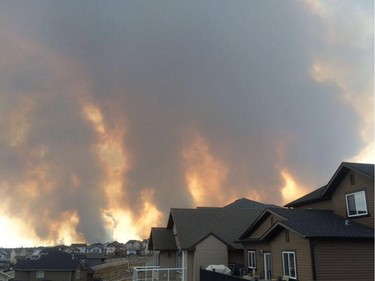 Fort McMurray fire, May, 3, 2016. Courtesy Ramesh Vora