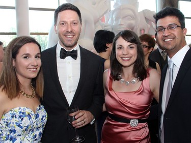 From left, Isabelle Miles, Darren Roffey, Melissa Seth and Dr. Shay Seth, an orthopedic resident, at the 50th Anniversary Orthopaedic Gala, held at the Canadian Museum History on Friday, May 13, 2016.