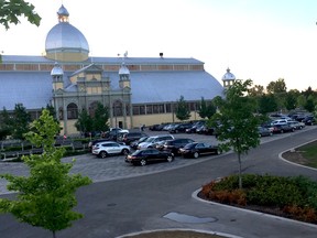 The South Court at Lansdowne Park is turned into a parking lot and smoking area for an "Africa Day" diplomatic reception on Wednesday, May 25, 2016.