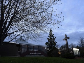 Holy Cross Roman Catholic Church in Ottawa. Photographed on May 8, 2016. (James Park)