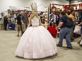 It took Catherine Burt 197 hours and $1,500 to make her Glinda the Good Witch outfit.