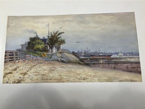 This Arthur Wilber watercolour from the early 1900s is estimated to be worth $350.