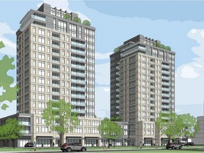 Kristy's Restaurant at 809 Richmond Rd. is proposing to replace the building with a 16-storey mixed-use development. (Source: Planning application filed with city)