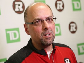 'I don’t know if there’s a team in the league that would be in a better place than we are quarterback-wise right now,' says Redblacks GM Marcel Desjardins.