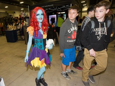Marie Andree Marcoux drew a few stares as Sally from the "Nightmare Before Christmas" as Ottawa Comiccon 2016 gets underway at the EY Centre.