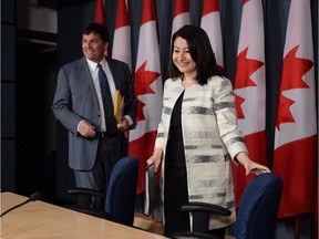 Maryam Monsef, minister of Democratic Institutions, and Dominic LeBlanc, leader of the Government in the House of Commons, launched the election reform process Wednesday.