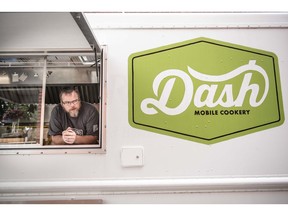 Mike Beck debuted his new food truck, Dash Mobile Cookery, this month.