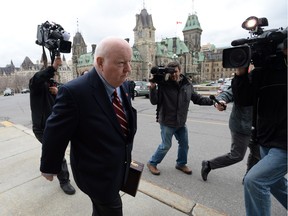 Senator Mike Duffy returned to the red chamber earlier this spring.