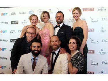 Organizing committee members, from top left, Catriona Fagan, Payton Kennedy, Paul Valletta, Katherine O'Halloran, Rob Cosh, Mehdi Jourabbaf, Bruno Racine and Diane Béland at the second annual Loft Gala, held at the Hilton Lac Leamy on Saturday, April 30, 2016.