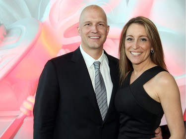 Ottawa orthopedic surgeon Dr. J Pollock with his wife, Anny Lemire, at the 50th Anniversary Gala of the University of Ottawas Division of Orthopaedic Surgery, held at the Canadian Museum of History on Friday, May 13, 2016.