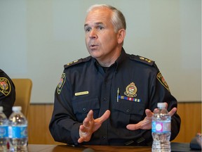Ottawa Police Chief Charles Bordeleau meets with the Ottawa Citizen Editorial Board.