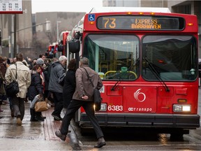 An OC Transpo express bus.