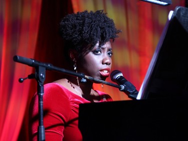 Singer and pianist Yaa-Hemaa Obiri-Yeboah performed at the Loft Gala on Saturday, April 30, 2016, as part of a cancer foundation benefit packed with song, dance, music and fashion.