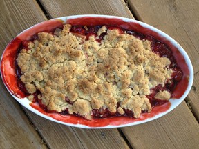 Strawberry-Rhubarb Crumble