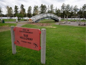 Sue Holloway Fitness Park at Mooney's Bay is where the City of Ottawa is planning the largest playground in Canada.