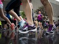 The rain didn't stop the runners during the 10K race part of Tamarack Ottawa Race Weekend Saturday May 28, 2016.