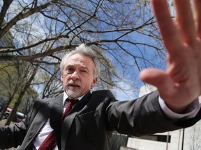 Timothy Stanutz leaves the Ottawa Court House, May 6, 2016, after being charged with sexual assault and sexual exploitation.