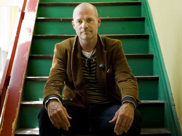 The Tragically Hip's front man Gord Downie poses for a portrait at The Green Coffee in Toronto, prior to releasing a solo album in  2010.