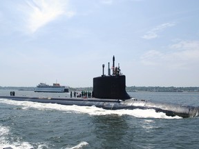 USS Mexico sub sized