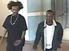 The Ottawa Police Service Central Neighbourhood Office is looking to identify two male suspects involved in an assault with a weapon in the 300 block of Wiggins Private.