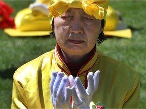 Hundreds of practitioners of Falun Gong celebrated the 24th anniversary of World Falun Dafa Day.
