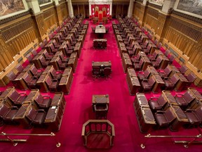 The Senate chamber.