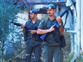 Canadian peacekeepers in Cyprus, 1992. UN operations face grave challenges, including the behaviour of the peacekeepers themselves.