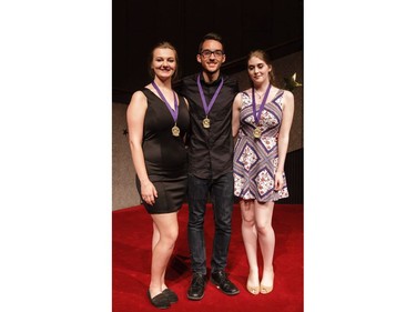 Cappies nominees from Sir Wilfrid Laurier High School arrive on the Red Carpet, prior to the start of the 11th annual Cappies Gala awards, held at the National Arts Centre, on June 05, 2016, in Ottawa, Ont.  (Jana Chytilova / Ottawa Citizen)   ORG XMIT: 0605 CapGala JC 19