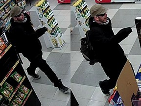 Ottawa police are seeking this man in connection with a number of convenience store robberies.