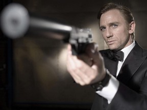 Daniel Craig plays James Bond 007, an iconic cultural symbol of manhood.