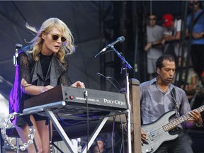 Metric, featuring singer Emily Haines, will headline the Canada Day party on Parliament Hill.