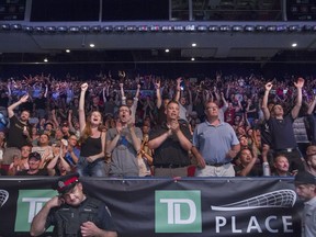More than 10,000 braved sweltering heat at TD Place Arena on Saturday to watch UFC Fight Night.