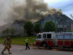 Fire at 1841 Campeau drive in Kanata on Sunday, June 19, 2016.