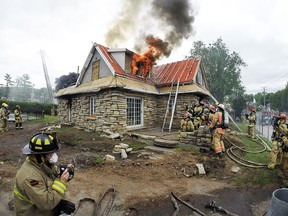 Ottawa Fire Services lead an international training exercise in Mirabel, Que., as part of a project that is leading the way in safety and innovation for firefighting.