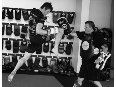 The idea of training sessions is to give fighters not just the strength but the endurance to last five rounds in the Octagon.
